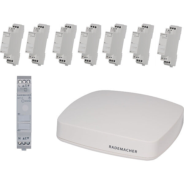 RADEMACHER Starterpaket Beschattung 3 Hutschie+Rohrmotor VK 0499
